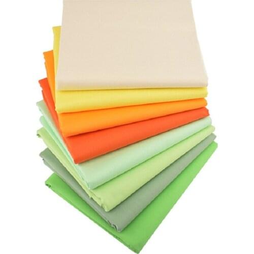 8PCS/lot Cotton Patchwork Fabric For Clothing Home Textiles Accessories DIY Handmade Crafts Quilting Supplies