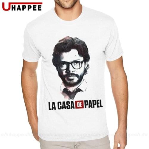 Big and Tall Money Heist House Of Paper La Casa De Papel Tee Shirts Men Fashion Custom Short Sleeve Urban T shirt Unique Apparel