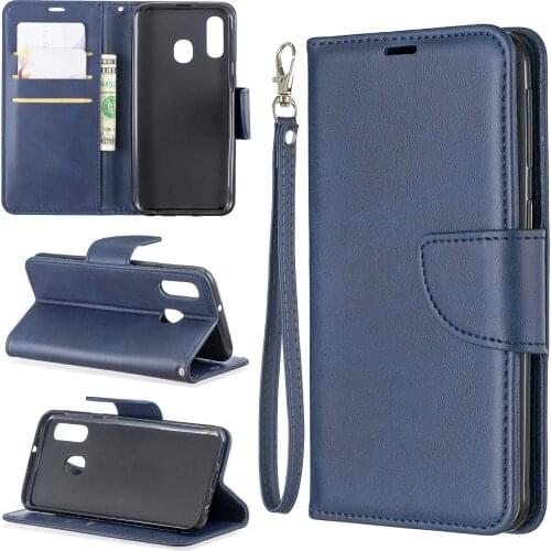 PU Leather Phone Case For Samsung Galaxy A40 A50 Flip Book Case For Samsung Galaxy A70 A7 2019 Business Case PU Back Cover