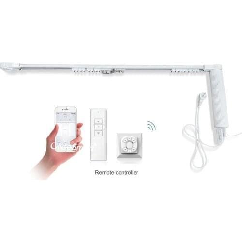 DIY Wifi Smart Automatic Curtain Motor Track System,Automatic Curtains Motor,Automatic Blinds tracks, Length Can Be Customized