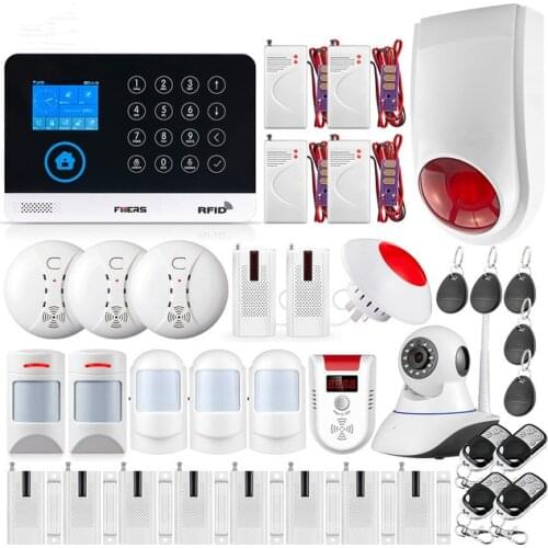 Security Wireless Home GSM WIFI Alarm kit WG11
