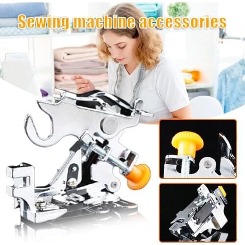Sewing Machine Pleated Pressertoot Multifunctional Ruffler Presser Foot Sewing Machine Accessory Adjustable Швейная Машинка