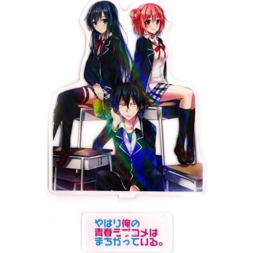 My Teen Romantic Comedy SNAFU Climax! Hachiman Yukino Yui acrylic standee figurines cake topper anime desk decoration