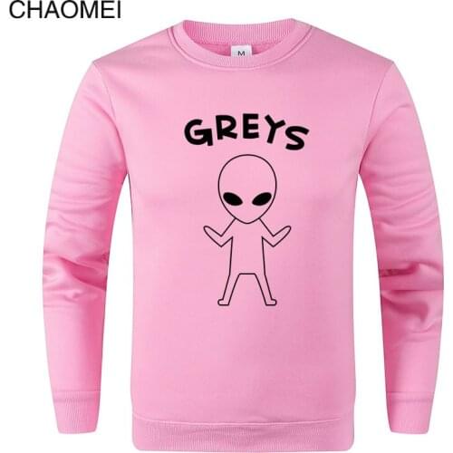 Alien Sweatshirts 2019 Hot Spring Autumn Sweatshirts Hoodie Men Warm Fleece Harajuku Long Sleeve Pullovers C32