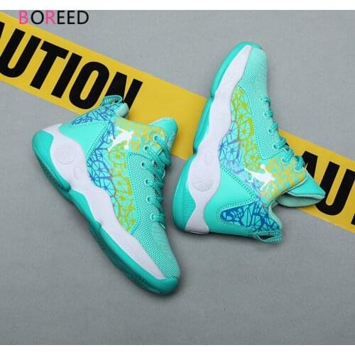 2021 Spring New Childrens Basketball Shoes For Boys Non-slip Kids Sport shoes boys sneakers Outdoor Sneakers Boy Trainers