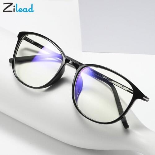 Zilead Anti Blue-Light Plain Reading Glasses Computer Custom Radiation Protection Spectacle Glasses Eyewear Frame For Women&Men