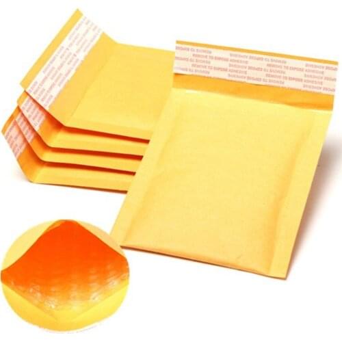 Wholesale 100pcs/lot Manufacturer Kraft Bubble Bags Mailers Padded Envelopes Paper Mailing Bags 11X13cm