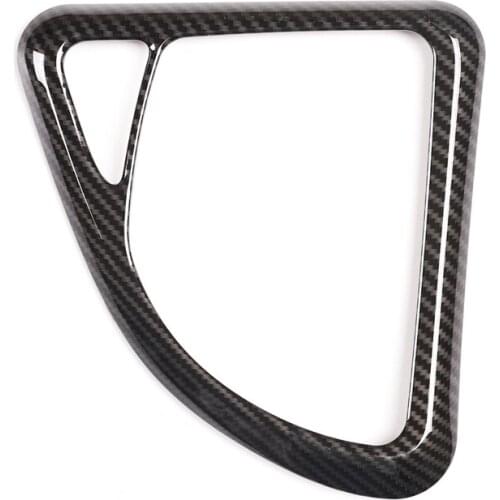Car Central Control Gear Shift Panel Frame Cover Trim ABS Carbon Fiber for 1 Series E81 E82 E87 2007-2011
