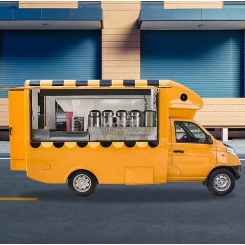 Custom Size Mobile Kitchen Food Shop Ice Cream Cart Food Truck Business