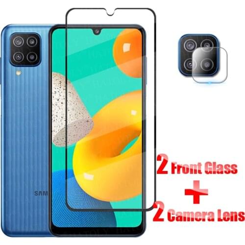 Full Cover For Samsung Galaxy M32 Tempered Glass For Samsung M32 Camera Phone Screen Protector For Samsung M32 Protective Glass