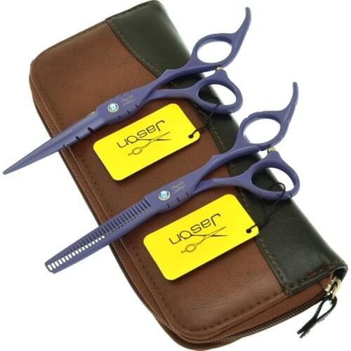 Jason 5/5.5 inch Professional Hairdressing Cutting Salon Thinning Scissors Kit Barbershop Hair Shears Styling Supplies A0064D