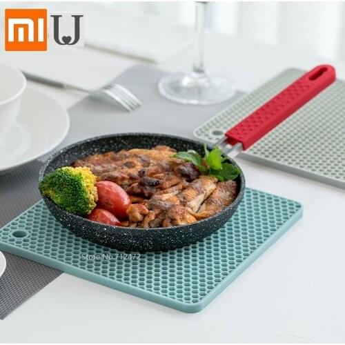 For Xiaomi JordanJudy Honeycomb Silicone Placemat Casserole Kitchen anti-slip table mat Thicken bowl mat cup pad