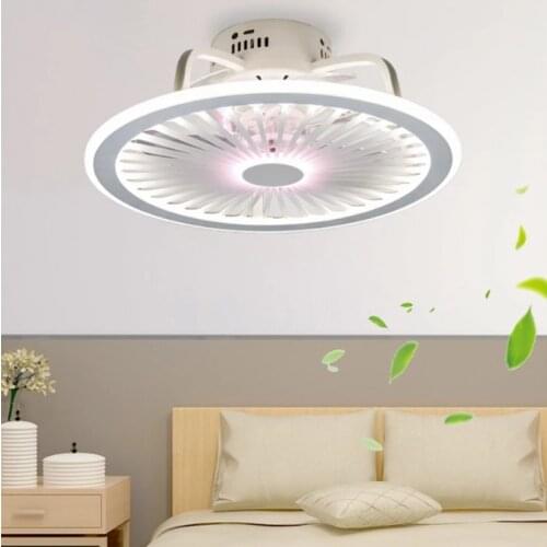 Ouyang Chen lighting intelligent ceiling fan lamp modern design led creative lamp bedroom study restaurant three color remote co
