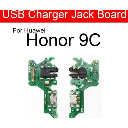 Charger USB Board For Huawei Honor 9C AKA-L29 Usb Charging Port Dock Connector Flex Cable Ribbon replacement Repair Parts