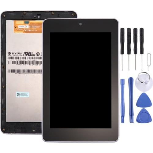 LCD Screen and Digitizer Full Assembly with Frame for Google Nexus 7 (1st Generation WiFi Version)