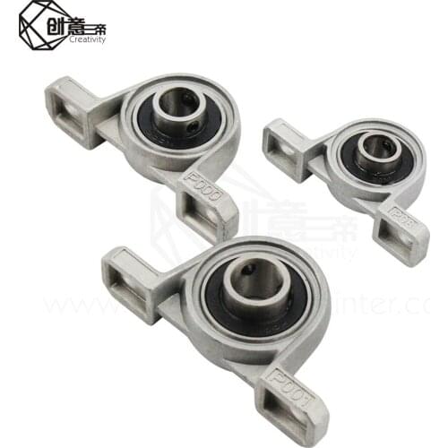 10Pcs Bearing (Kp08 Kp10 Kp12 kp17 Kp20mm) Insert Shaft Support Spherical Roller Zinc Alloy Mounted Bearing Pillow Block Housing