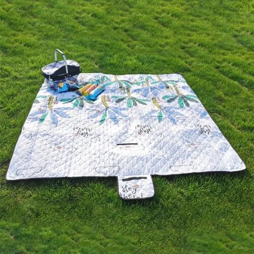 200*200CM Thicken Large Picnic Mat Beach Blanket Waterproof Ground Mattress Outdoor Picnic Camping Tent Mat Moisture Pad