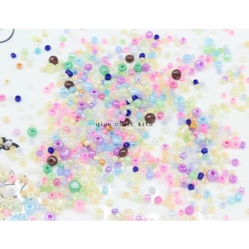 350grams PEARLIZED CREAM Opaque Seed Beads pastel candy Vintage Venetian Opal Glass Micro Seed Beads shiny finish beautiful