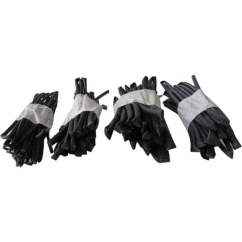 4*1 Meter Lenghts Heat Shrinking Tubing Black Tube 3mm 4mm 5mm 6mm Equipment Set