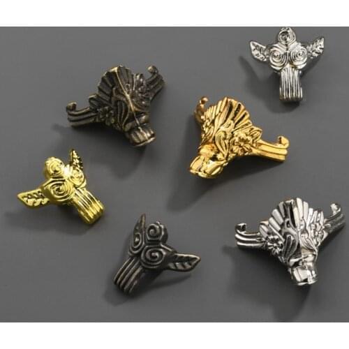 4Pcs Box Corner Protector Retro Bronze Wood Case Storage Box Leg Corner Bracket