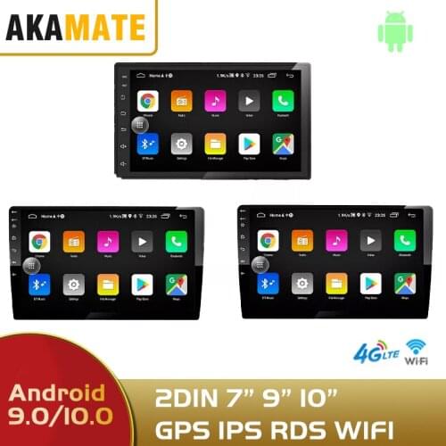 Double din Car Radio Car Video Player HD Touch Screen Bluetooth GPS WIFI IPS RDS 7'' 9'' 10'' Universal For Android Car Audio