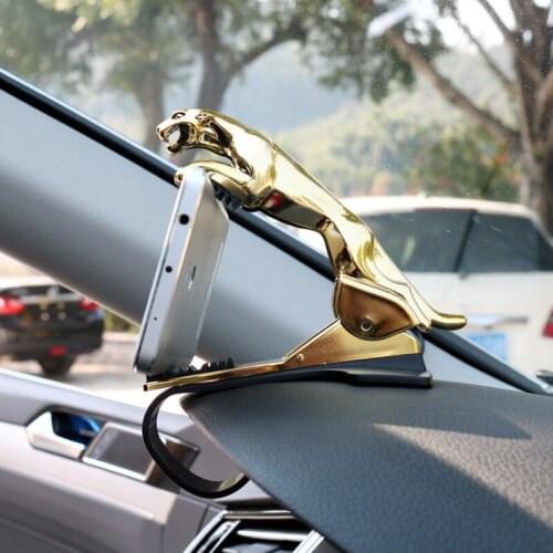 Car Phone Holder Leopard Cheetah 360 Degree GPS Navigation Dashboard Phone Car Holder Car Accessories Interior Cell Phone Stands