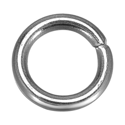 DoreenBeads 500 Stainless Steel Open Jump Rings 5mm Dia. Findings (B10269), yiwu