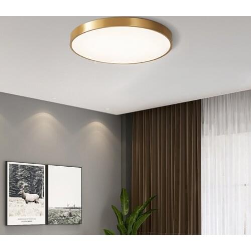 Modern LED Ceiling Lights Gold Remote Control Lighting Living Room Lights Bedroom Light Fixtures Home Decor Indoor Ceiling Lamps