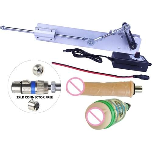 FREDORCH Telescopic Linear Actuator Metal Gear Reduction Motor DC Linearly Motor Reciprocating Linear Motor DIY Sex Machine M8