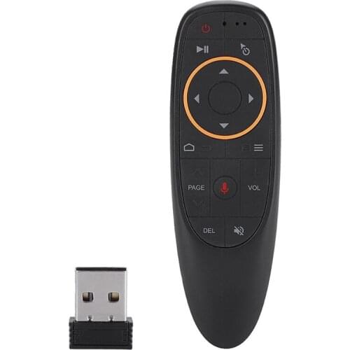 G10 Voice Control Air Mouse 2.4GHz Wireless Voice Remote Control with USB Receiver For Smart TV Android TV Box