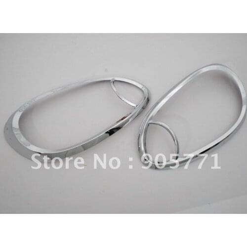 High Quality Chrome Head Light Cover for Nissan March Micra 2010 Up K13 Free Shipping