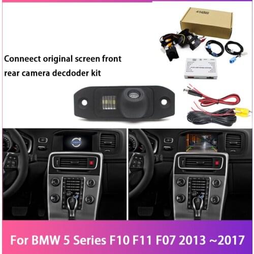 HD Rear View Reverse Camera For Volvo XC60 V40 V60 S60 S80L 2015 CCD Full HD Night vision Car Park Assist Decoder Accessories