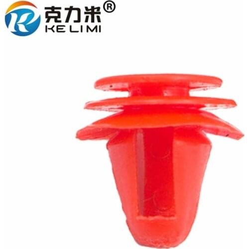 9.5mm Red Door Panel Fastener Clips For Geely Car Accessories Interior Garnish Retainer Clamp