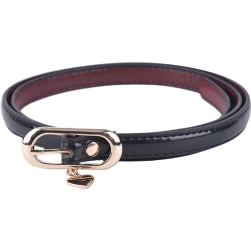 Hot Sale Fashion Adjustable Women Waist Leather Belt Heart Dresses Female Ladies Waistband Straps White/Black