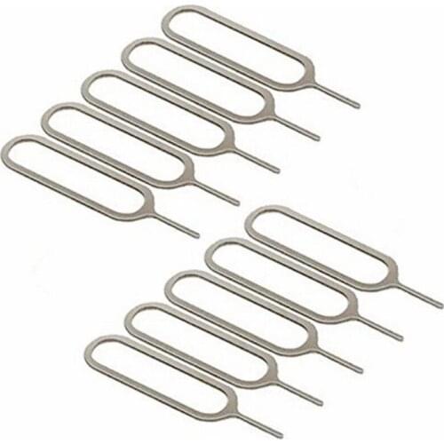 Metal Sim Card Tray Removal Eject Pin Key Tool Steel Needle Opener For iPhone iPad Samsung S10 Plus Huawei Xiaomi Mobile Phone