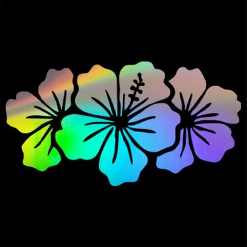 Flower Prints Sticker Vinyl Decal Car Window Wall Door Bumper laptop Motorcycle