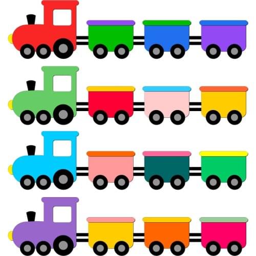 New train Wooden die Scrapbooking C-301-7 Cutting Dies Compatible with most die cutting machines