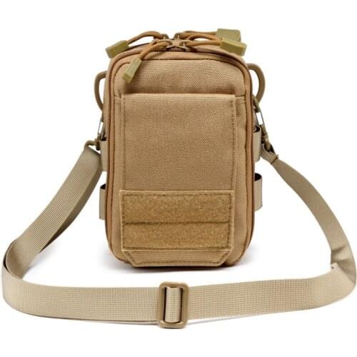 Hunting Tactical Shoulder Bag Molle EDC Pouch Military Waist Pack Phone Holder Outdoor Sport Running Camping Hiking Utility Bags