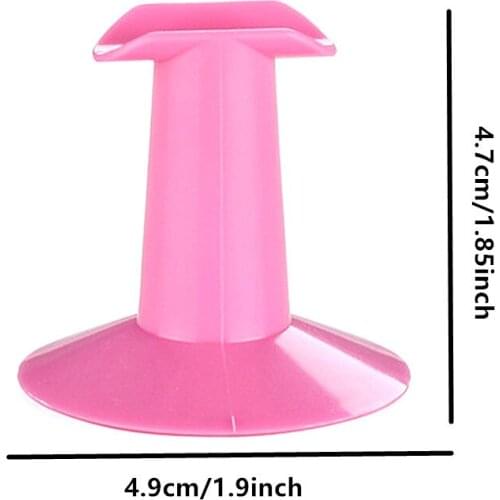 Nail Art Finger Stands Plastic Pink Rest Holder Professional Gel Polish Painting Training Tools Practice for Nail Design T0115