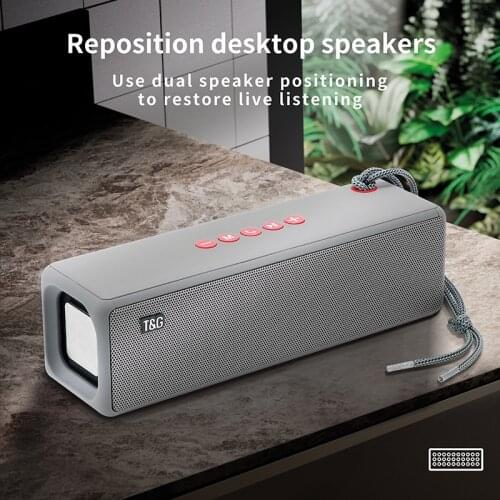 High Power Portable Bluetooth Speakers Soundbar HiFi Subwoofer For Computer Smart Phone Radio Music Center Wireless Sound System