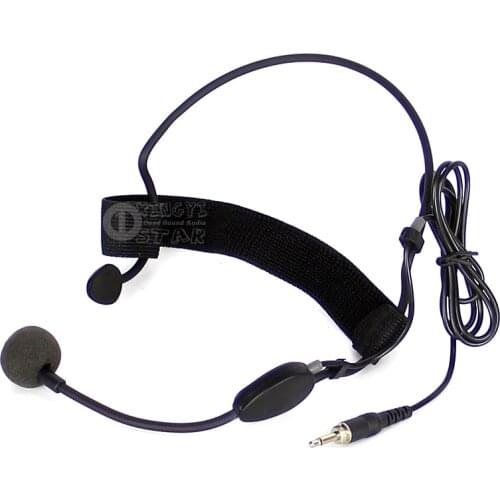 Me3 Wired Headworn Headset Microphone 3.5mm Jack Male Screw Connector Condenser Mic For UHF Wireless System Bodybelt Transmitter