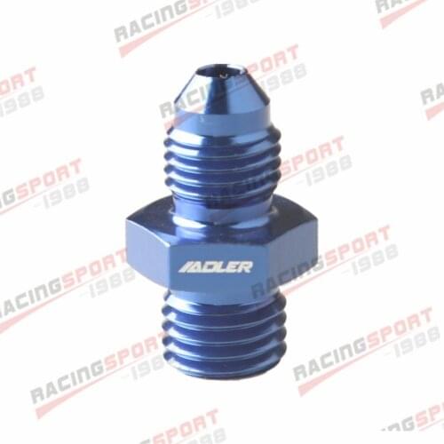 Straight Male -4AN 4AN Flare To M12 x1.5 (mm) Metric Fitting Aluminum Alloy Blue