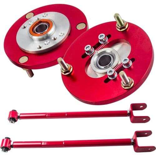Adjustable Camber Plates For BMW E36 318i 323is 325i 325is Top Mount+Rear Lower Camber Control Arm E36 3 Series 318 323 325 328