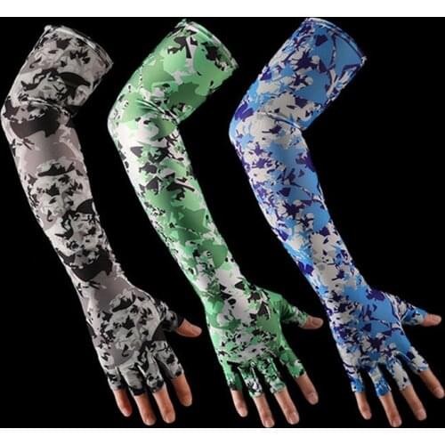 Men Women Arm Sleeve Gloves Running Cycling Gaming Sleeves Fishing Bike Sport Protective Arm Warmer Cover Sun UV Protection