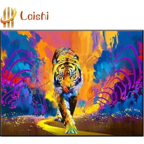 Needlework Doodle tiger Diamond Painting Diamond Embroidery All Drill Rhinestone Mosaic Picture by numbers hobby gift custom