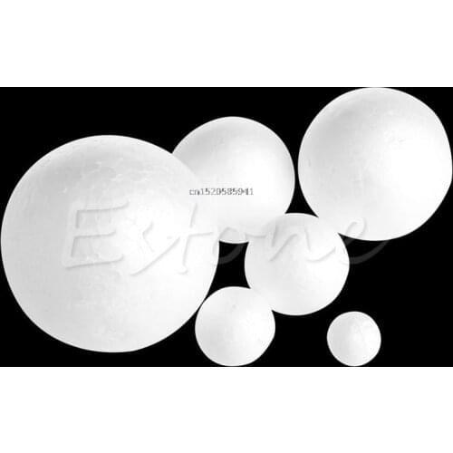 1 pc 60mm/80mm Modelling Polystyrene Styrofoam Foam Ball #1 for Merry chrismas