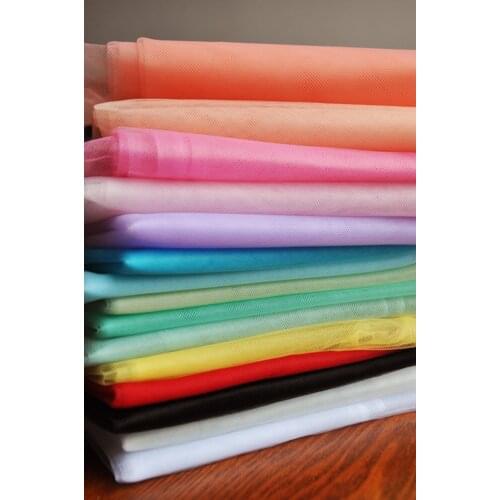 150cm*5m/Lot hard Net Yarn Encryption Gauze Polyester Mesh Tulle Fabric DIY Sewing Tutu Party Wedding Dress Patchwork