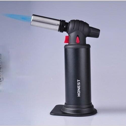 Refillable Desktop Straight Into Creative Lighter Smoking Accessories for Weed Good Helper for Kitchen Barbecue Party Food