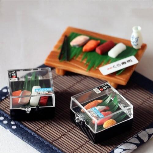 1Pcs/1 Set Kawaii Mini Miniature Dollhouse Janpanese Sushi Food For Doll House Kitchen Accessorie Toy