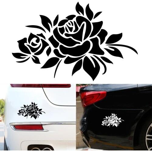 1PCS Fashion exquisite delicate and charming flower vinyl decals car stickers design motorcycle decoration car accessories